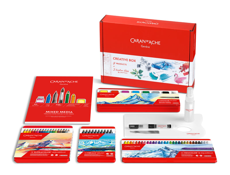 Surtido de productos Creative Box + 3 clases en línea
