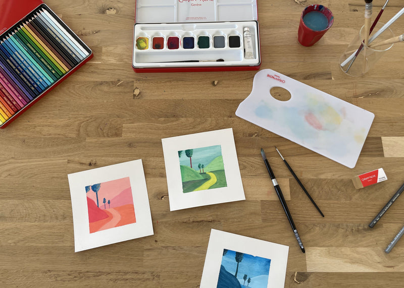 Surtido de productos Creative Box + 3 clases en línea