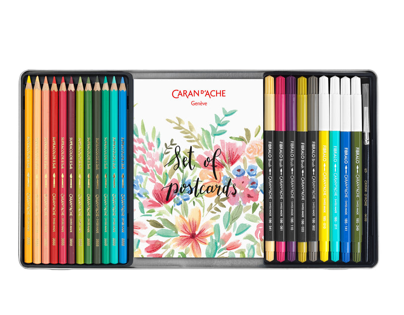 Set de Colouring y Lettering Botánico por Julie Thomas + 1 clase en línea