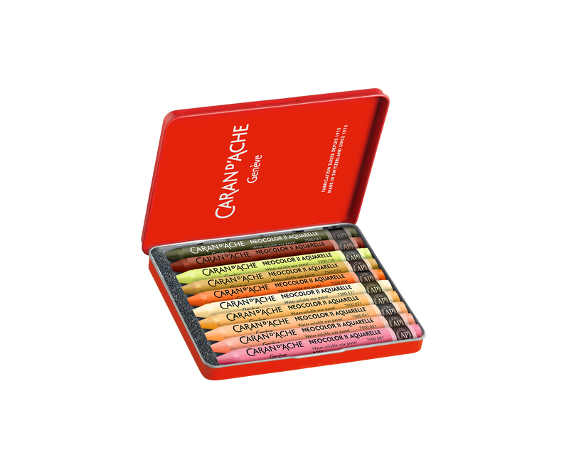 NEOCOLOR II BEYA REBAÏ TONOS CÁLIDOS 10 PCS / EDICION LIMITADA + Clase Creativa