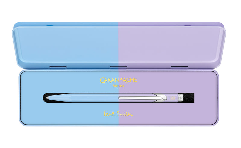 849™ PAUL SMITH Bolígrafo en Sky Blue & Lavender Purple de Edición Especial
