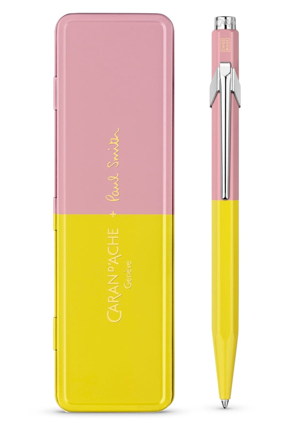 849™ PAUL SMITH Bolígrafo en Chartreuse Yellow & Rose Pink de Edición Especial