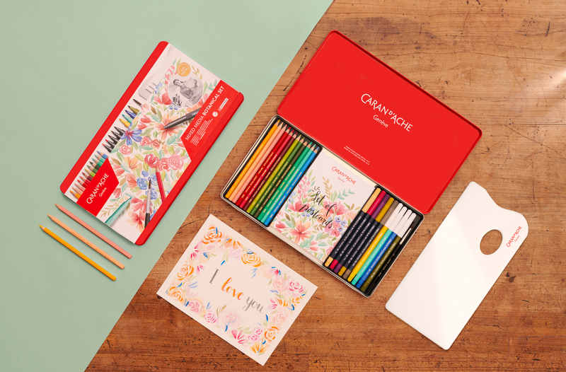Set de Colouring y Lettering Botánico por Julie Thomas + 1 clase en línea