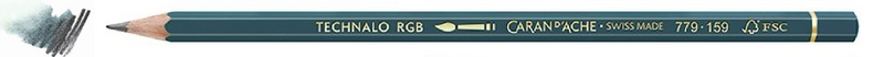 SET DE GRAFITO - 6 lápices TECHNALO surtidos (2B, HB, B) Acuarelables
