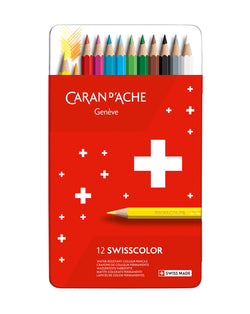 SWISSCOLOR de 12 colores ( RESISTENTE AL AGUA )