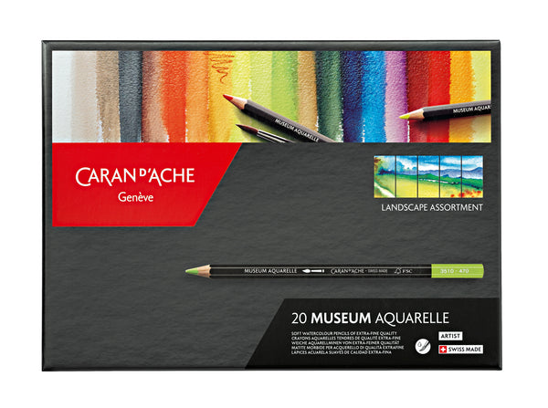 ARTIST MUSEUM AQUARELLE 20 colores Paisaje - Caran d'Ache Colombia