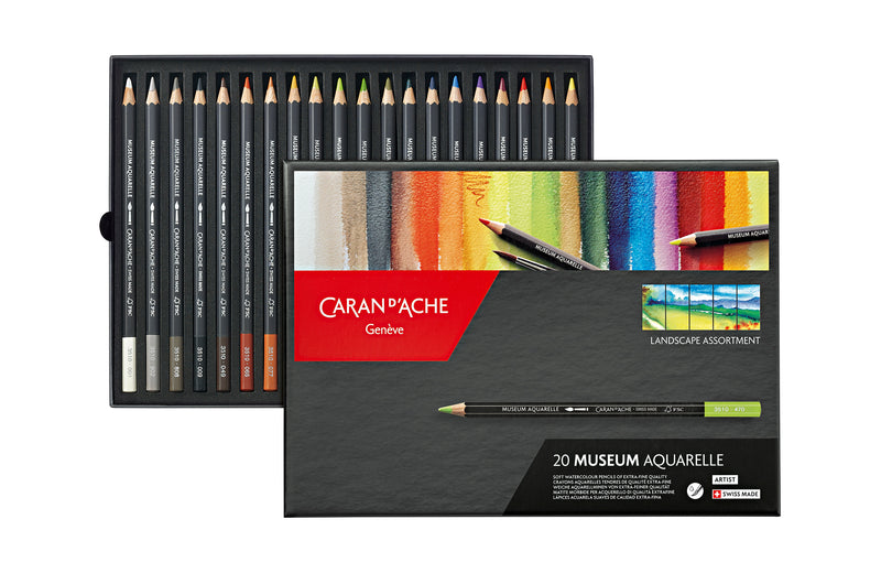 ARTIST MUSEUM AQUARELLE 20 colores Paisaje - Caran d'Ache Colombia