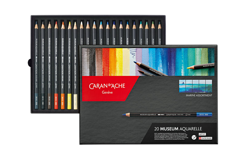 ARTIST MUSEUM AQUARELLE 20 colores Marina - Caran d'Ache Colombia