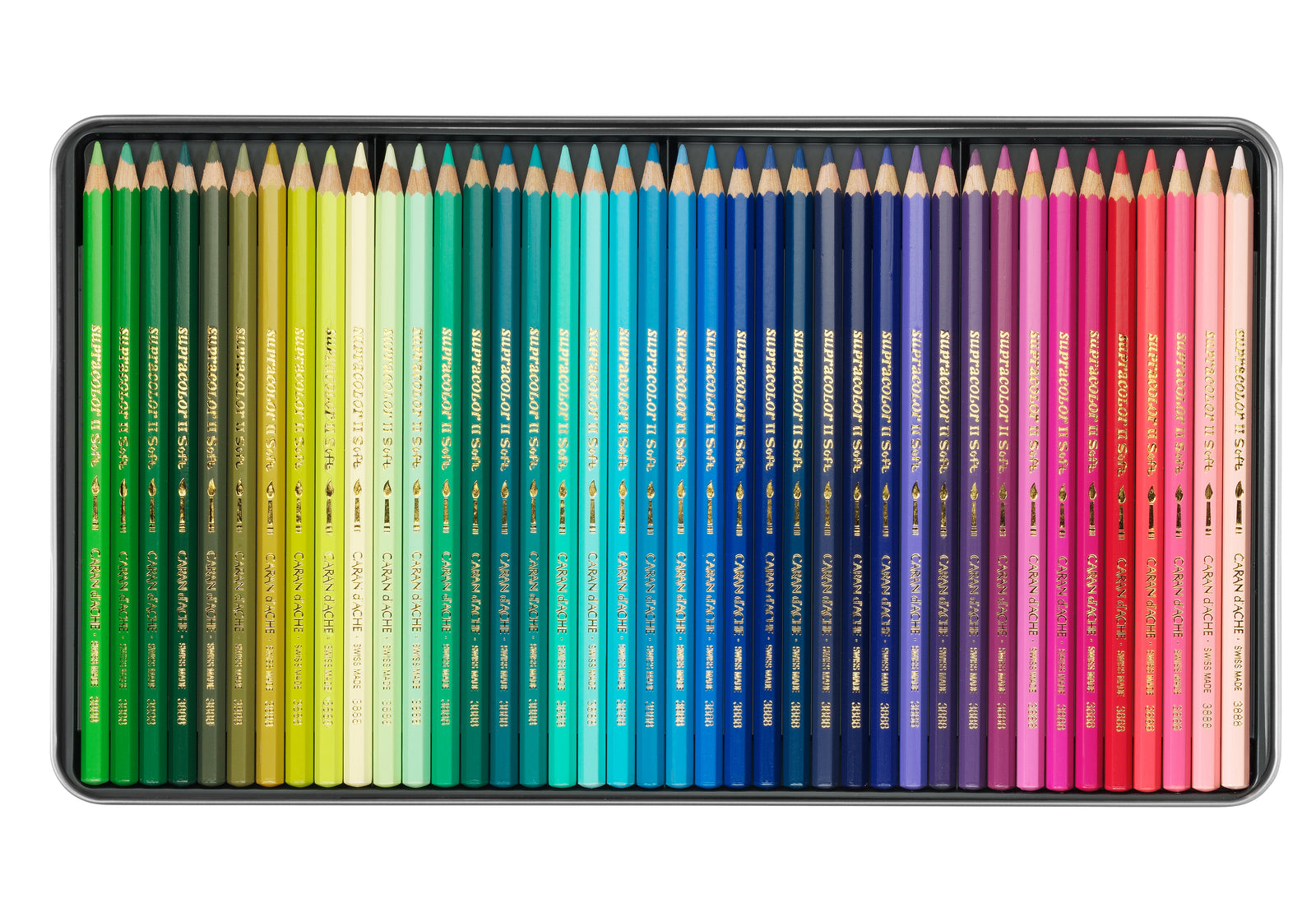 CARAN D'ACHE SUPRACOLOR Soft 80色 ARTIST SUPRACOLOR SOFT AQUARELLE 80 colores – Caran d'Ache · E