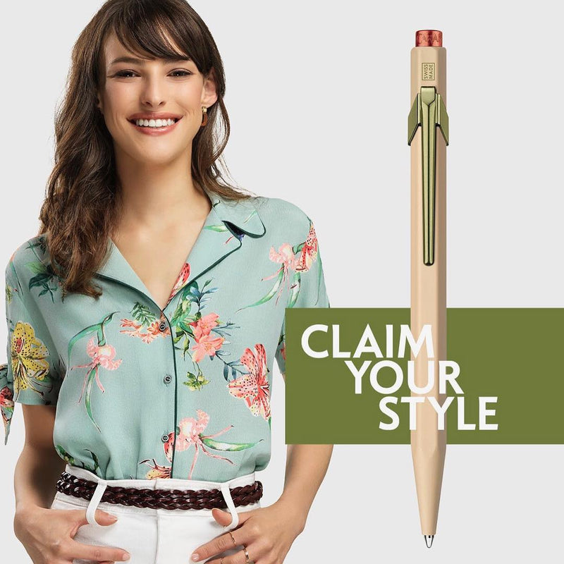 849 CLAIM YOUR STYLE Bolígrafo Beige - Caran d'Ache Colombia