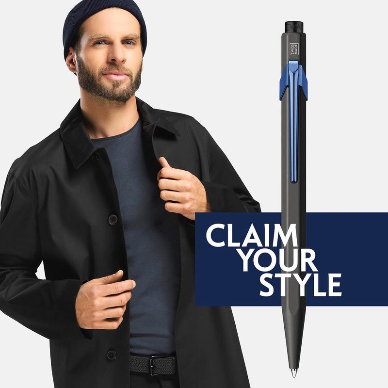 849 CLAIM YOUR STYLE Bolígrafo Gris - Caran d'Ache Colombia