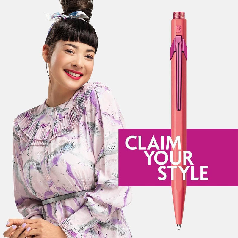 849 CLAIM YOUR STYLE Bolígrafo Rosado - Caran d'Ache Colombia