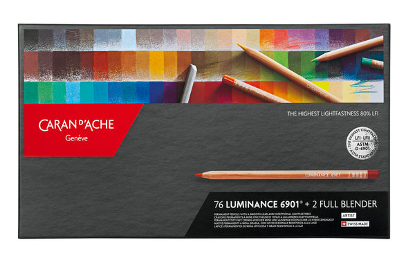 LUMINANCE 6901® - 76 COLORES+ 2 FULL BLENDER - Caran d'Ache Colombia