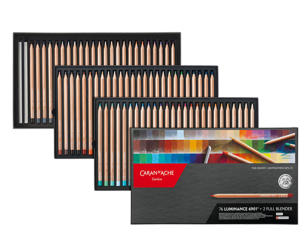 LUMINANCE 6901® - 76 COLORES+ 2 FULL BLENDER - Caran d'Ache Colombia