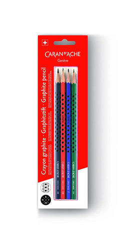 Lápices Edelweiss 4 piezas, 3B,HB,F,2H, – Caran d'Ache · E-Shop Colombia