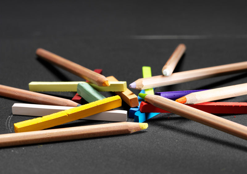 LÁPICES DE PASTEL CAJA DE CARTON de 40 colores - Caran d'Ache Colombia