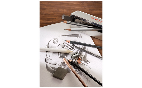 Grafito, multi-tech sketching set, ass. 11 pcs - Caran d'Ache Colombia