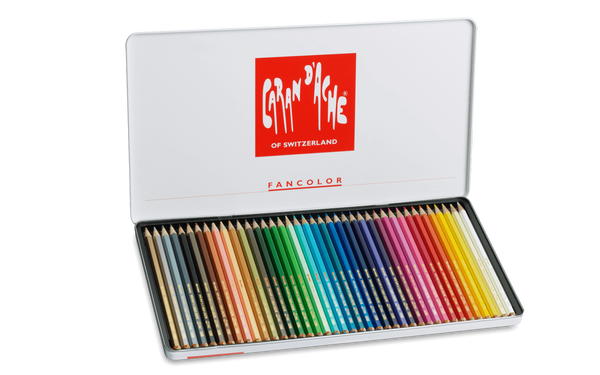 Caran D'ache J3888420 3888.420 Juego de 120 lápices acuarelables de  colores, de alta gama.