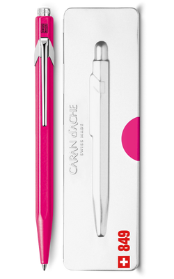 849 POPLINE Bolígrafo Pink fluorescente - Caran d'Ache Colombia